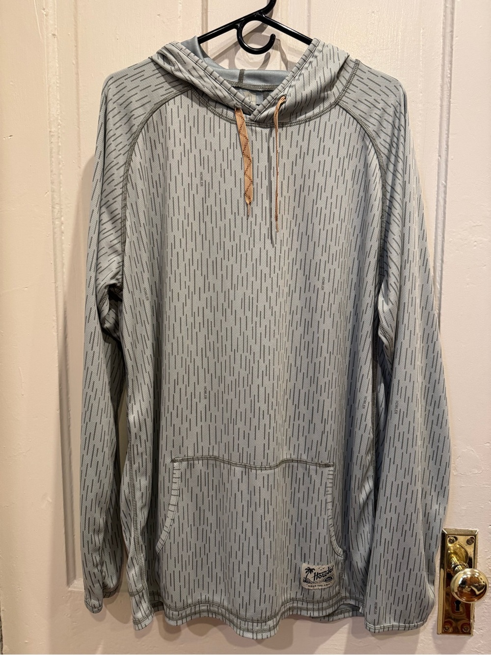 Howler Brothers Loggerhead UPF Hoodie, Light Grey, XL